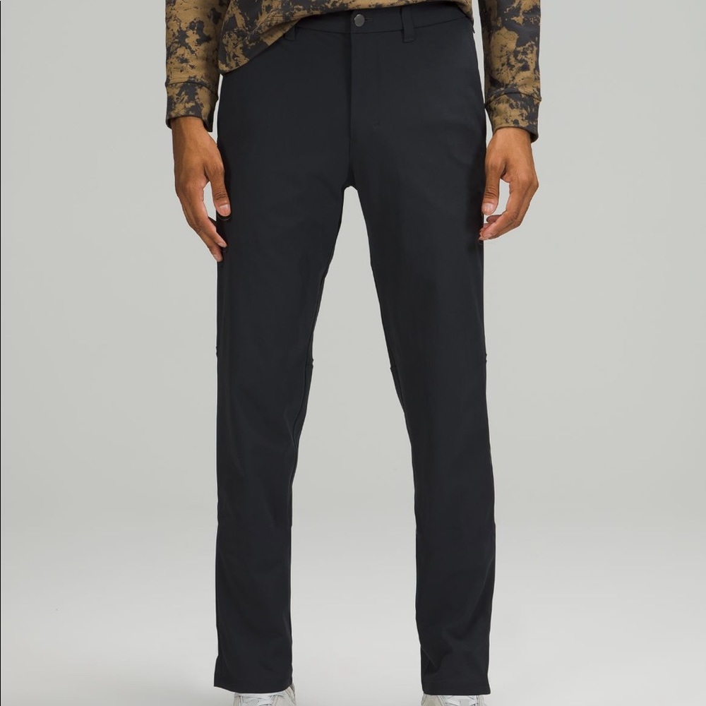 NWT Lululemon Commission Pant Slim 34" *Warpstreme Obsidian Size 32 - Picture 9 of 12